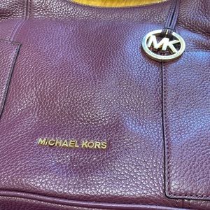 Michael Kors brand new plum Anita bag
